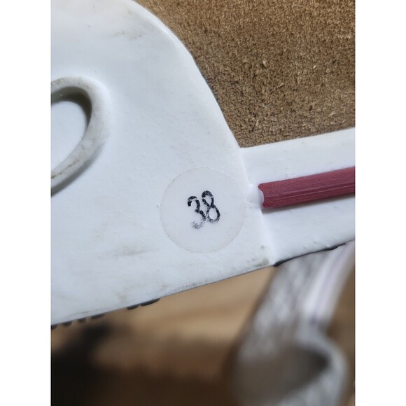Gucci Brown Leather Suede Trainer with Script Logo Sneaker Lace Adult 7.5 - Picture 6 of 11